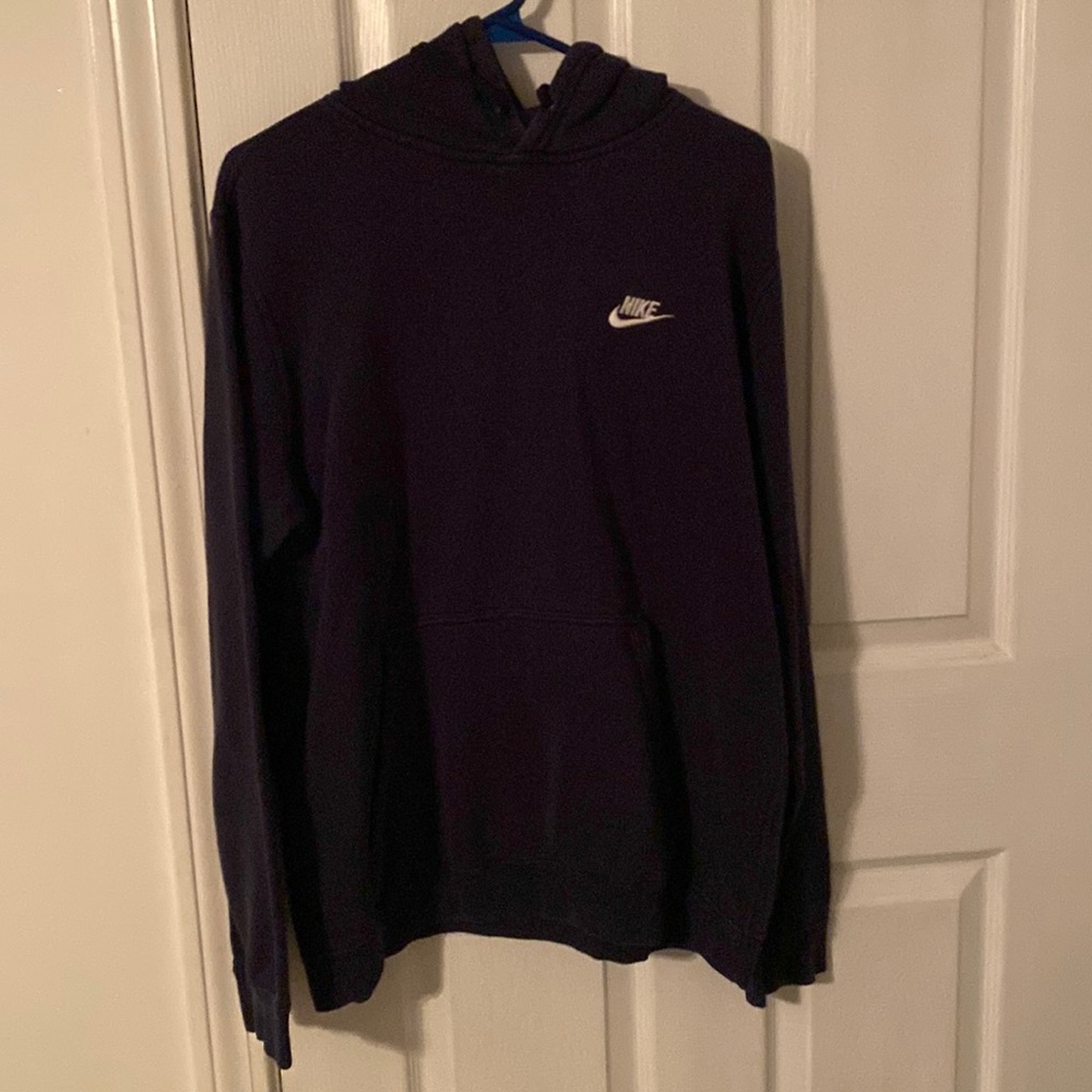 navy blue nike hoodie